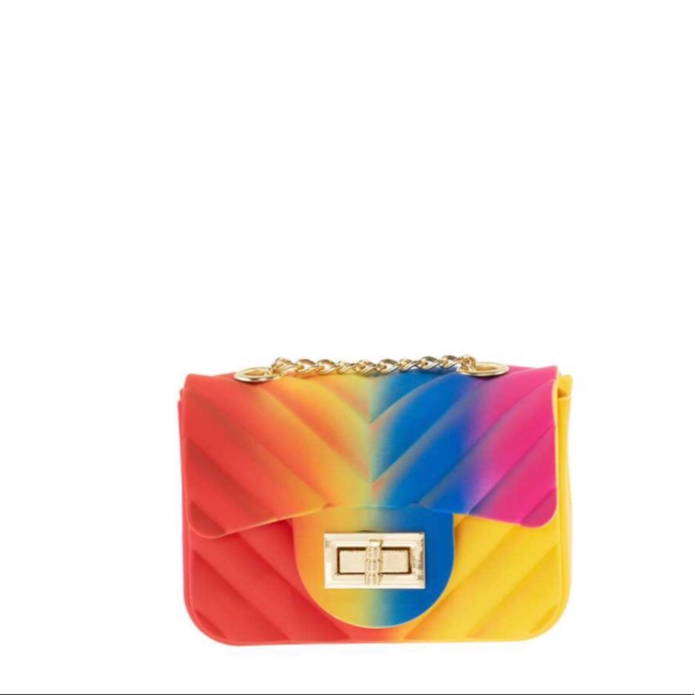 Mini multicolor jelly bag